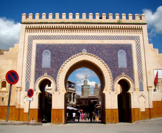 Bab Boujloud gate in Fes, Morocco