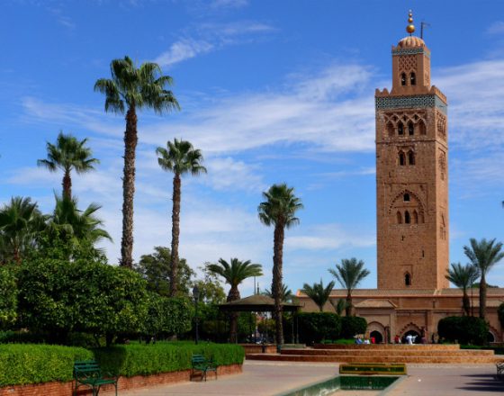Koutoubia Mosque in Marrakech, Morocco
