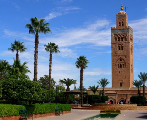 Koutoubia Mosque in Marrakech, Morocco