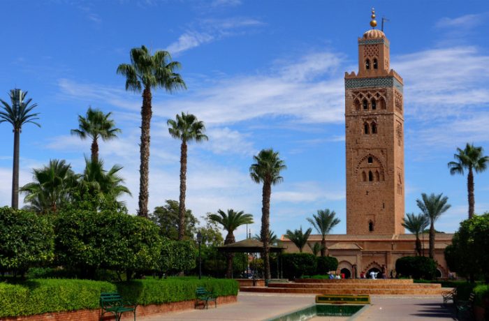 Koutoubia Mosque in Marrakech, Morocco