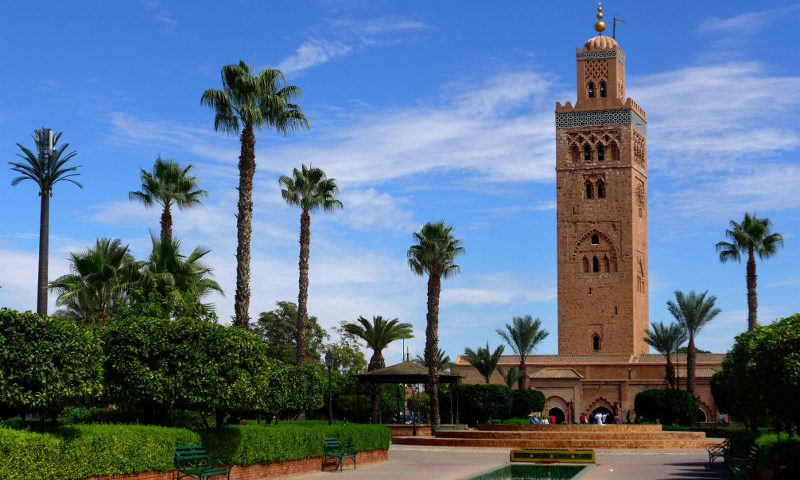 Koutoubia Mosque in Marrakech, Morocco
