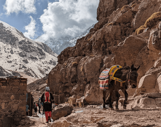 Toubkal in the High Atlas, Morocco
